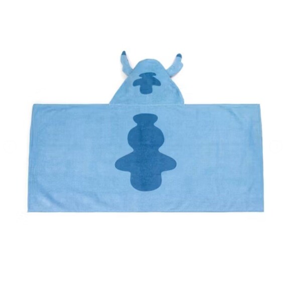 Disney Stitch Kids' Hooded Cotton Bath Towel 24"x 50" NEW - Picture 2 of 10